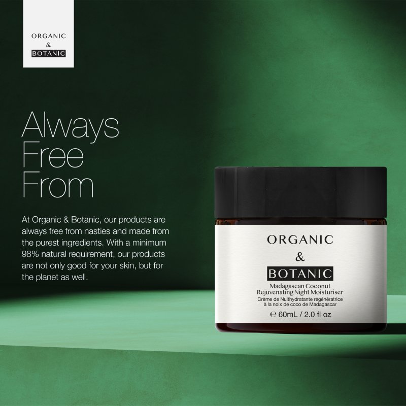Skin Chemist Madagascan Coconut Night Cream - 60ml - Deeply Hydrating & Nourishing