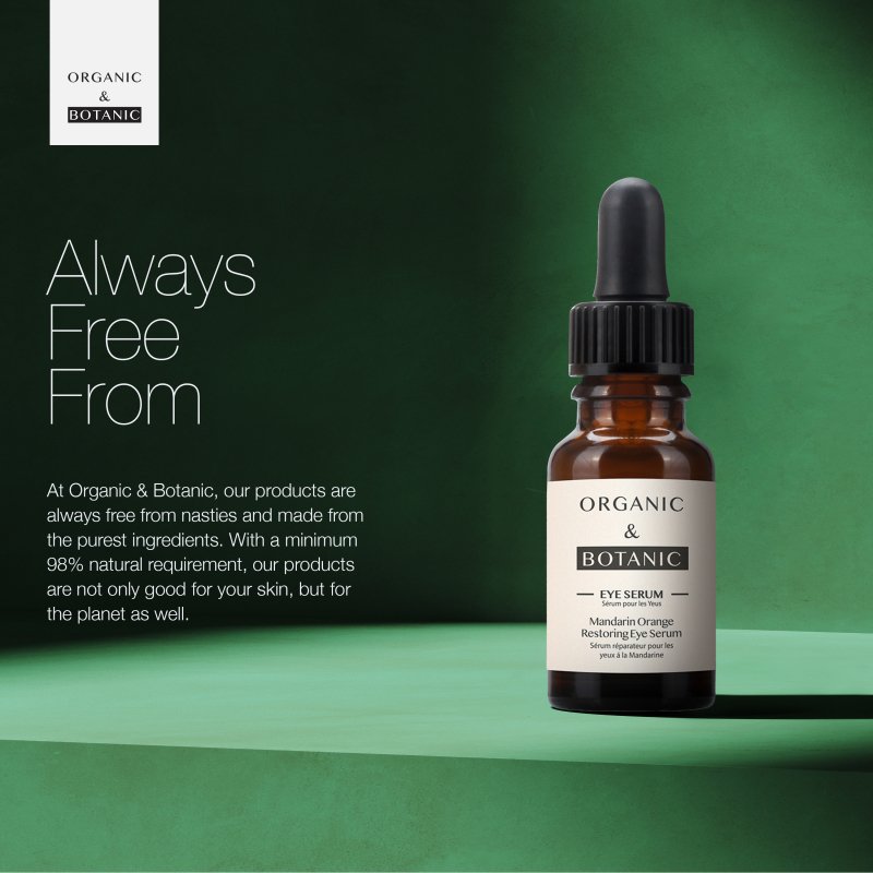 Skin Chemist Mandarin Orange Brightening Eye Serum - 15ml - Depuffing & Hydrating W