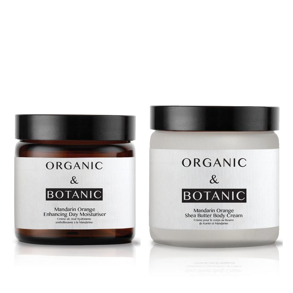 skin chemist Mandarin Orange Enhancing Face + Body Moisturising Kit