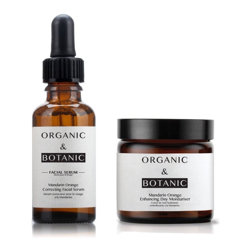 skin chemist Mandarin Orange Facial Serum + Day Moisturiser Kit
