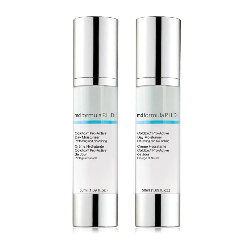 skin chemist MD Formula Coldtox Pro-Active Day Moisturiser 50ml Twin Value Savings