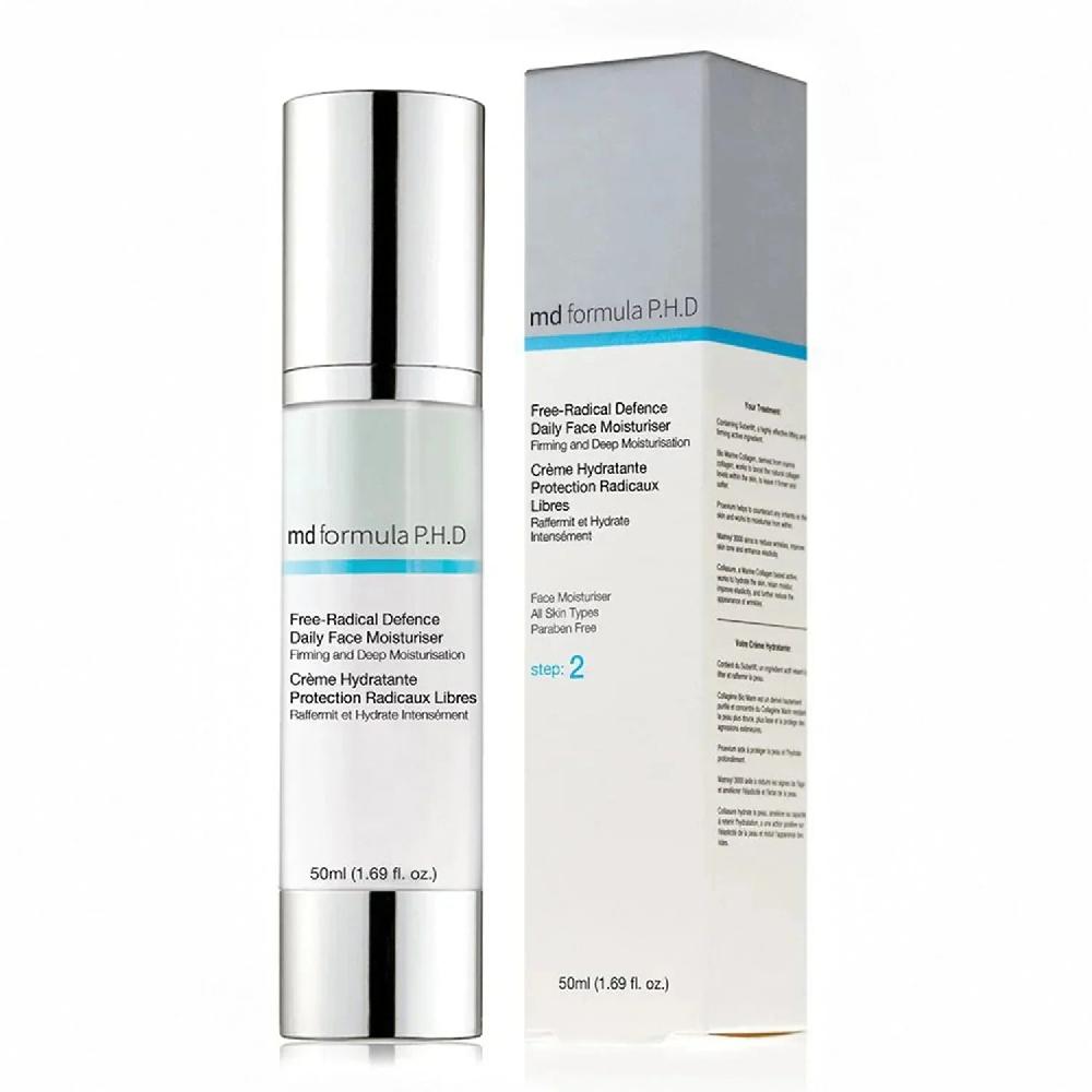 Skin Chemist MD Formula Free Radical Defence Daily Moisturiser 50ml Twin Value Savi