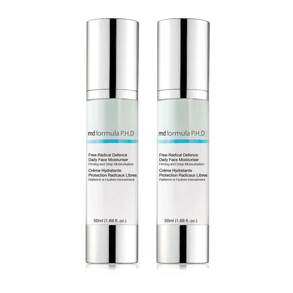 skin chemist MD Formula Free Radical Defence Daily Moisturiser 50ml Twin Value Savi