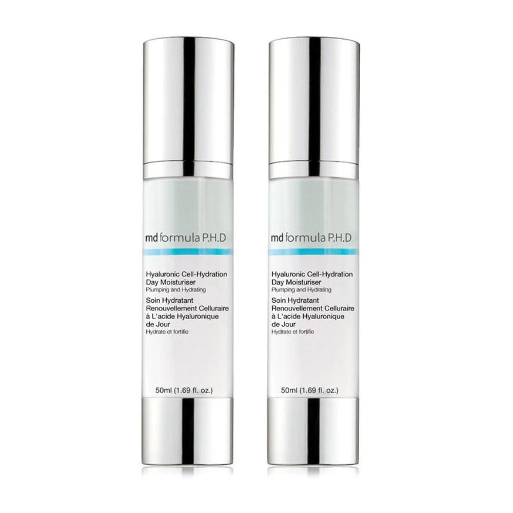 skin chemist MD Formula Hyaluronic Cell-Hydration Day Moisturiser 50ml Twin Value S