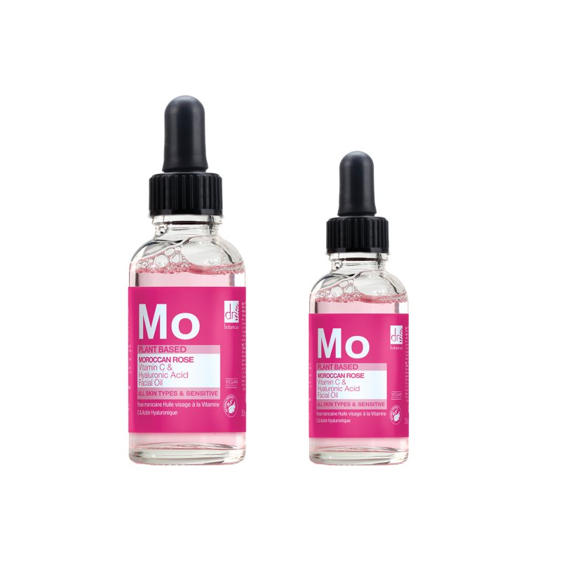 skin chemist Moroccan Rose Facial Oil with Hyaluronic Acid & Vitamin C 15ml + 30ml