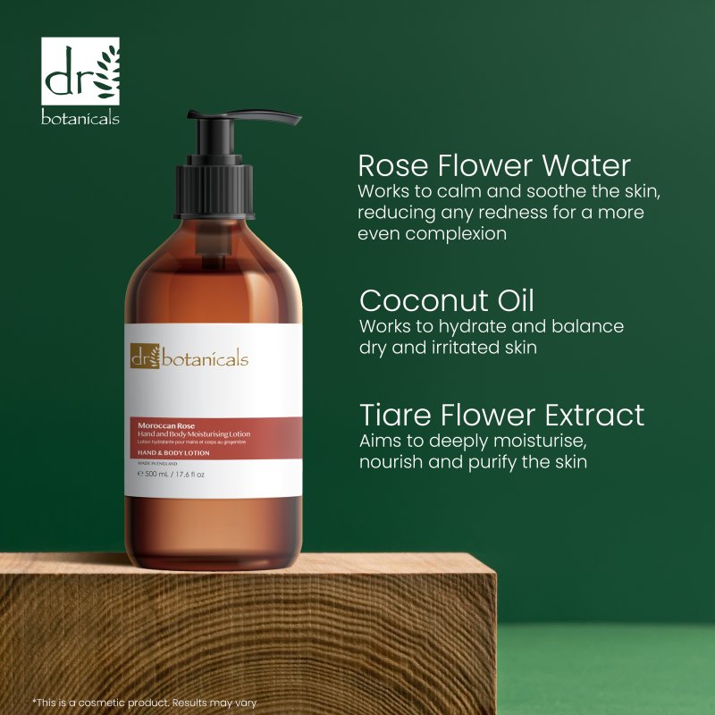 Skin Chemist Moroccan Rose Hand & Body Moisturising Lotion 500ml