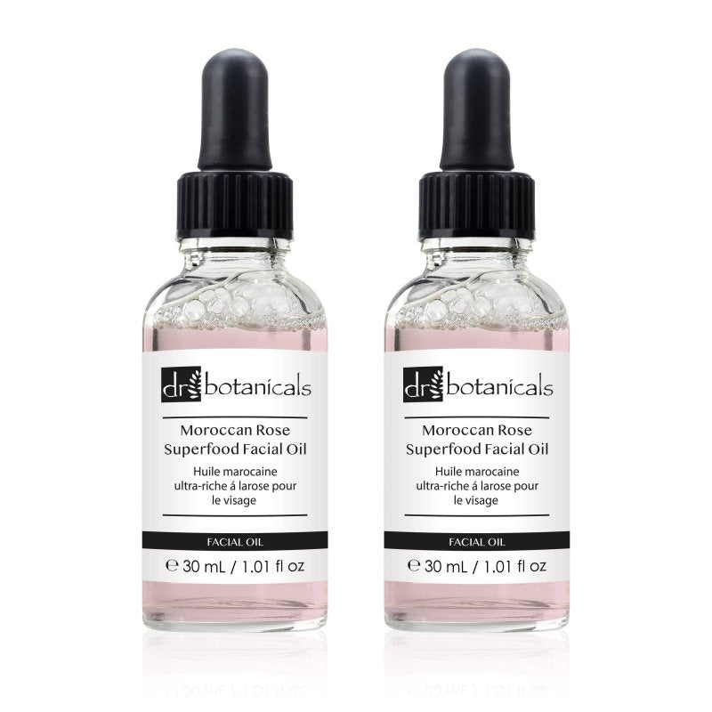 skin chemist Moroccan Rose Superfood Facial Oil Duo Kit
