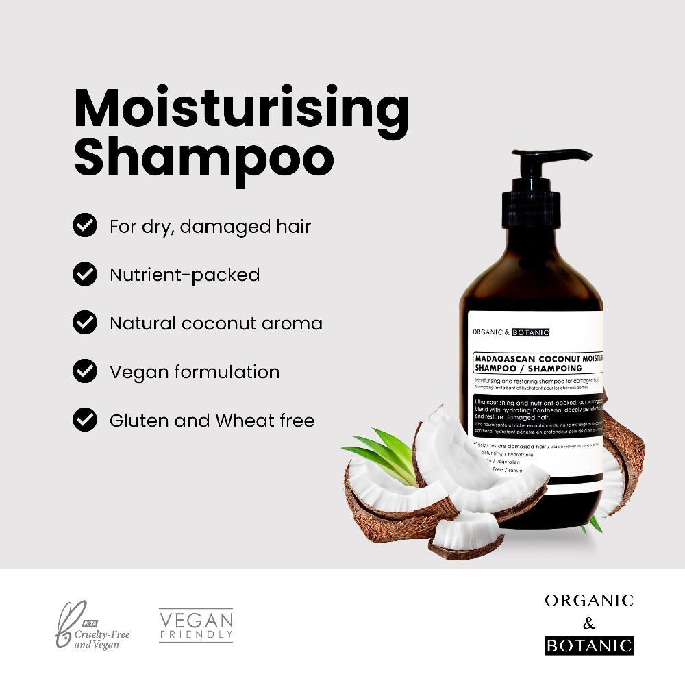 Skin Chemist Organic & Botanic Madagascan Coconut Shampoo & Conditioner
