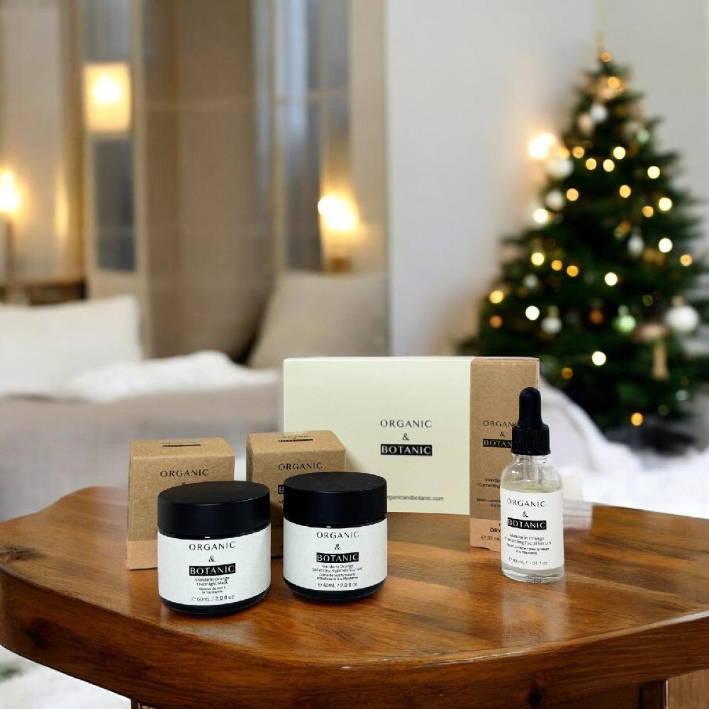 Skin Chemist Organic & Botanic Mandarin Orange Anti-Ageing Skincare Christmas Gift