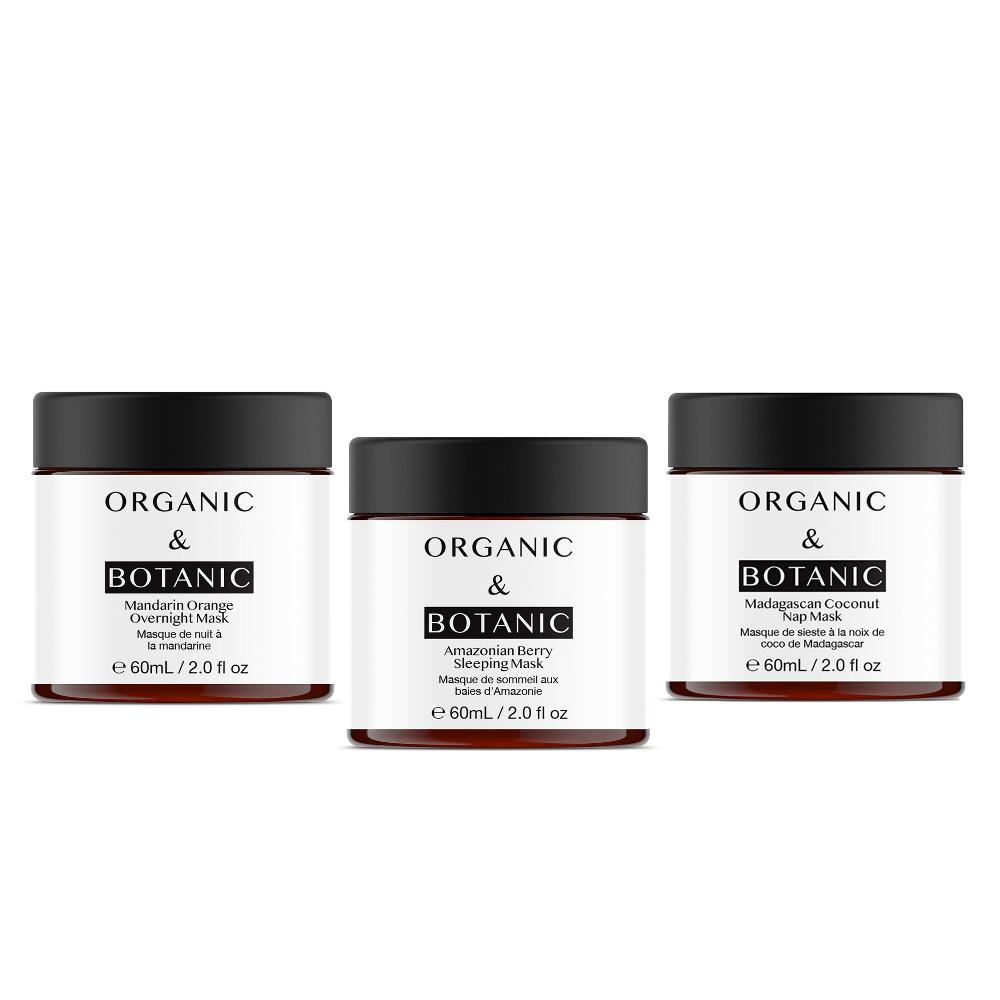 skin chemist Organic & Botanic Overnight Mask Trio Pack