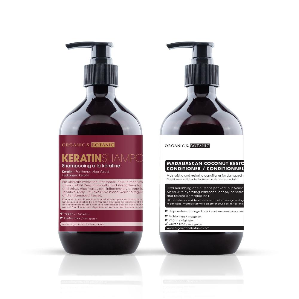 skin chemist Organic & Botanic Strengthening Shampoo & Moisturising Conditioner Set
