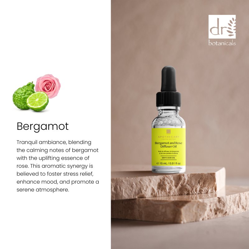 Skin Chemist Peaceful & Serene Bergamot & Rose Diffuser Oil 15ml