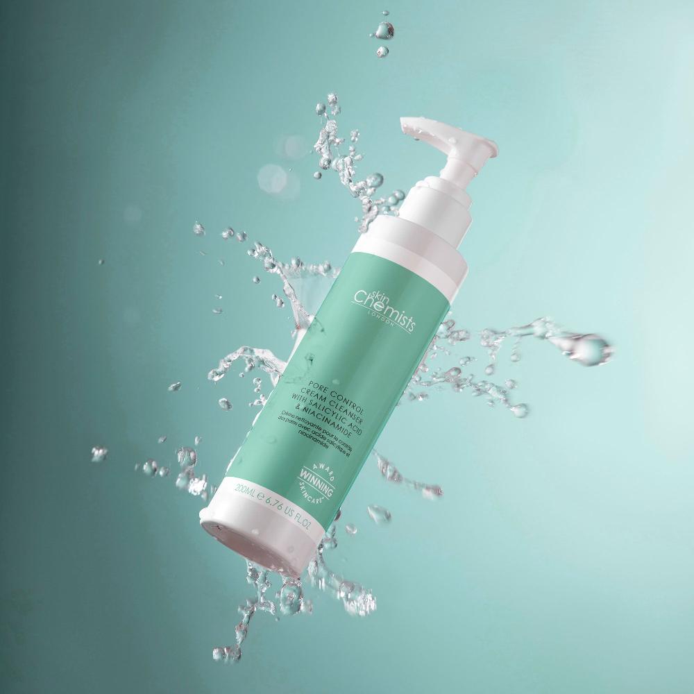 Skin Chemist Pore Control Cream Cleanser With Salicylic Acid & Niacinamide 200ml