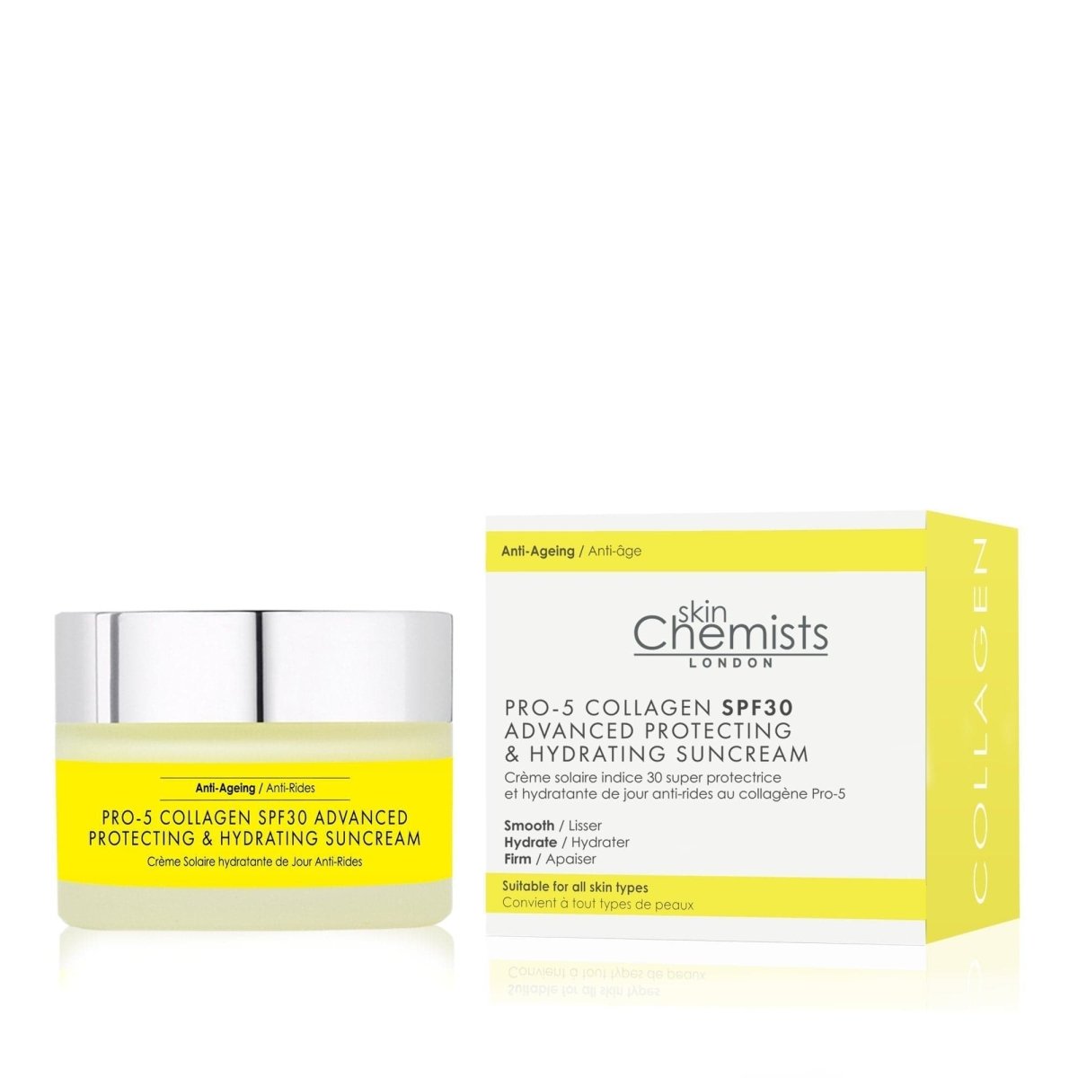 skin chemist Pro-5 Collagen Advanced Anti-Ageing Protecting & Hydrating Sun Cream S