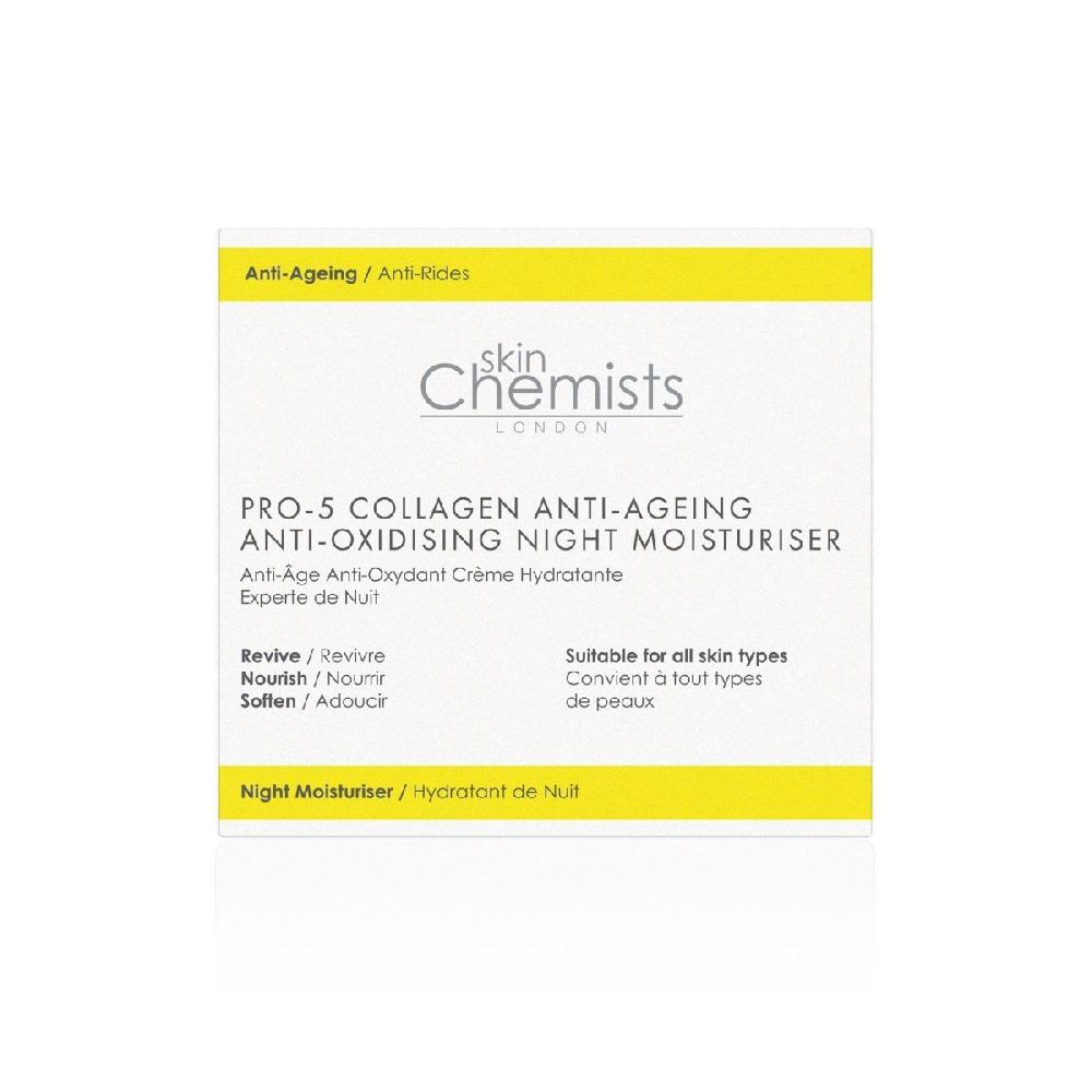 Skin Chemist Pro-5 Collagen Anti-Ageing Anti-Oxidising Night Moisturiser 50ml