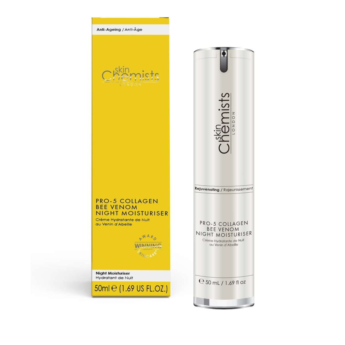 Skin Chemist Pro-5 Collagen Bee Venom Night Moisturiser 50ml