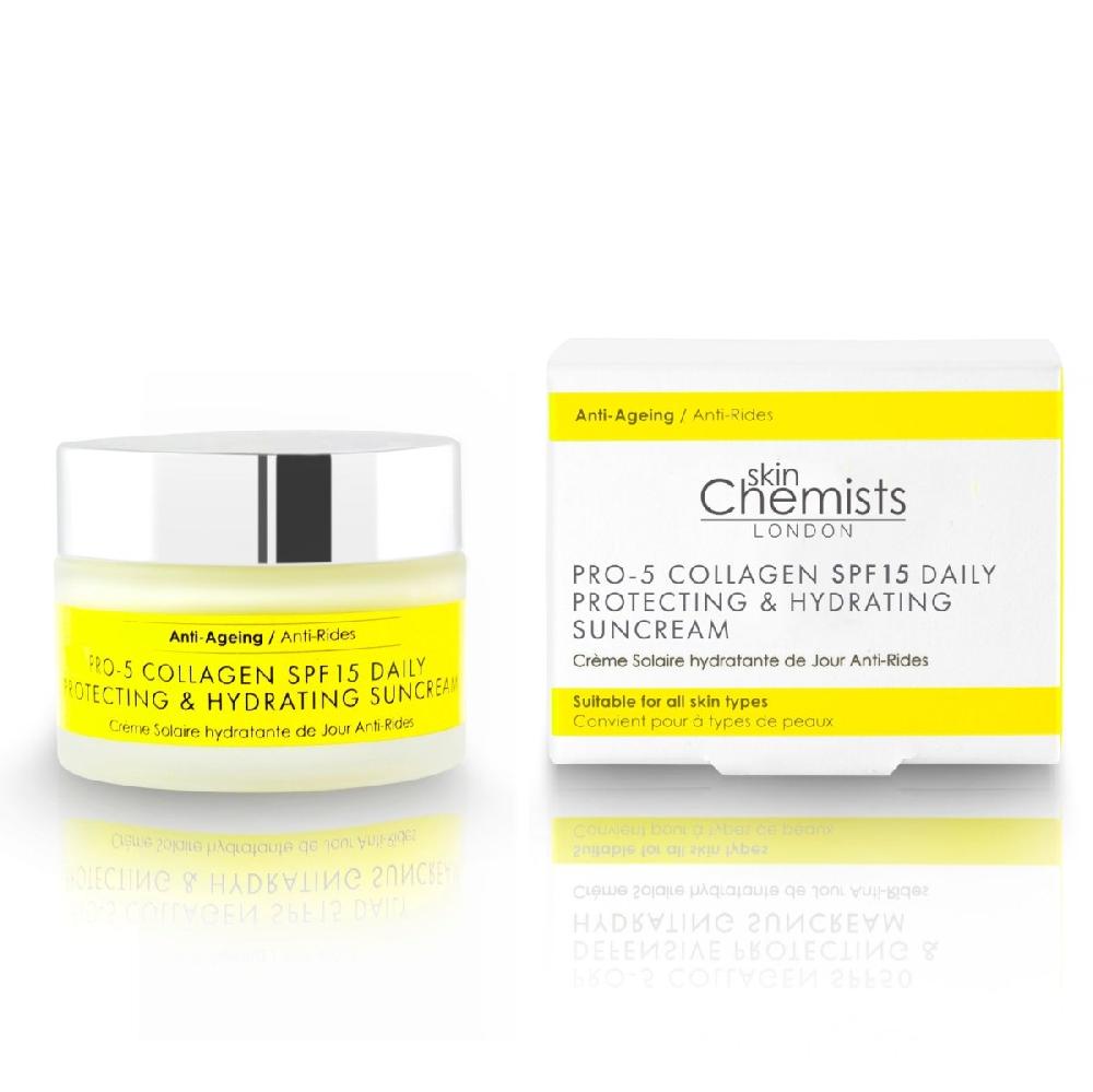 Skin Chemist Pro-5 Collagen Daily Anti-Ageing Protecting & Hydrating Sun Cream SPF