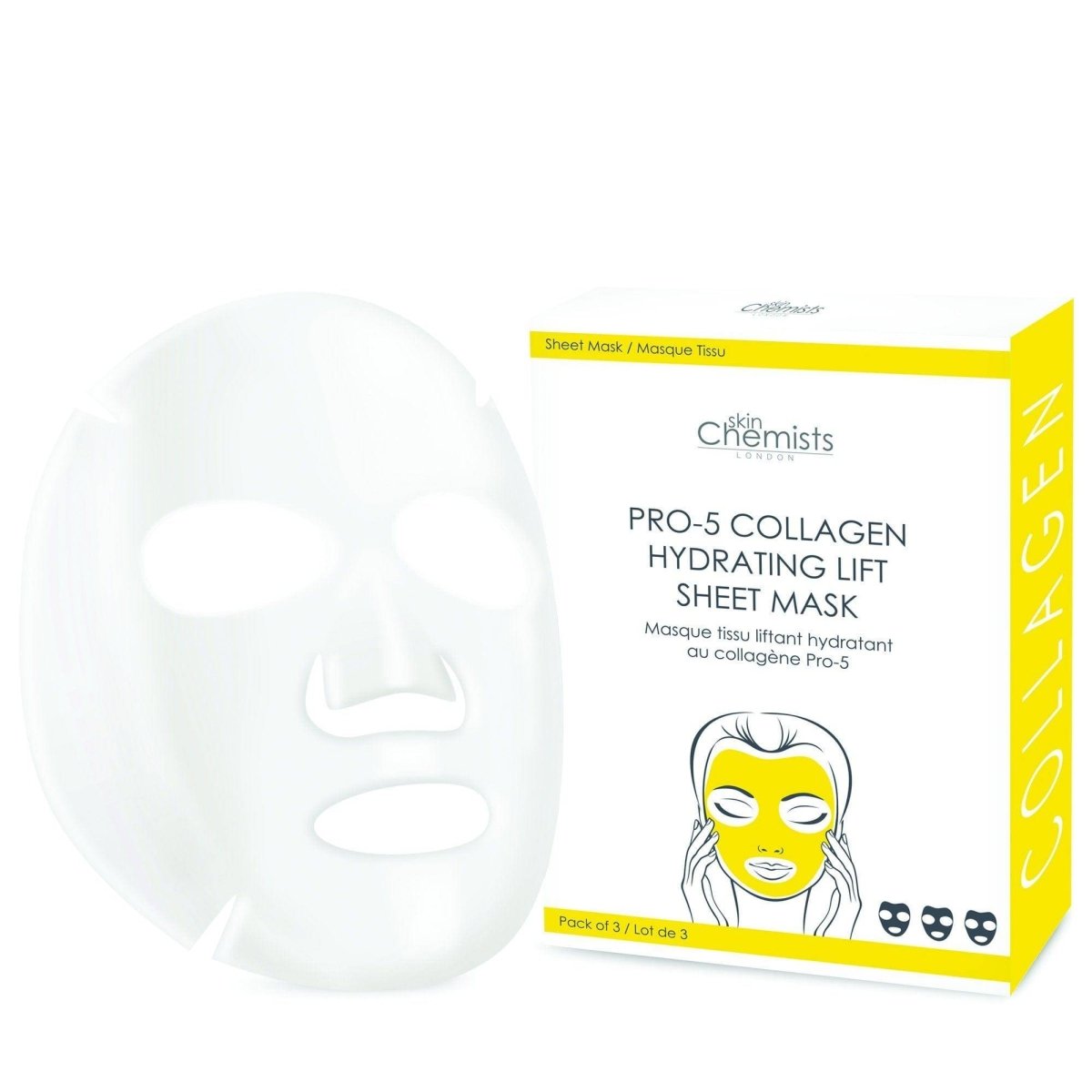 skin chemist Pro-5 Collagen Hydrating Lift Sheet Mask