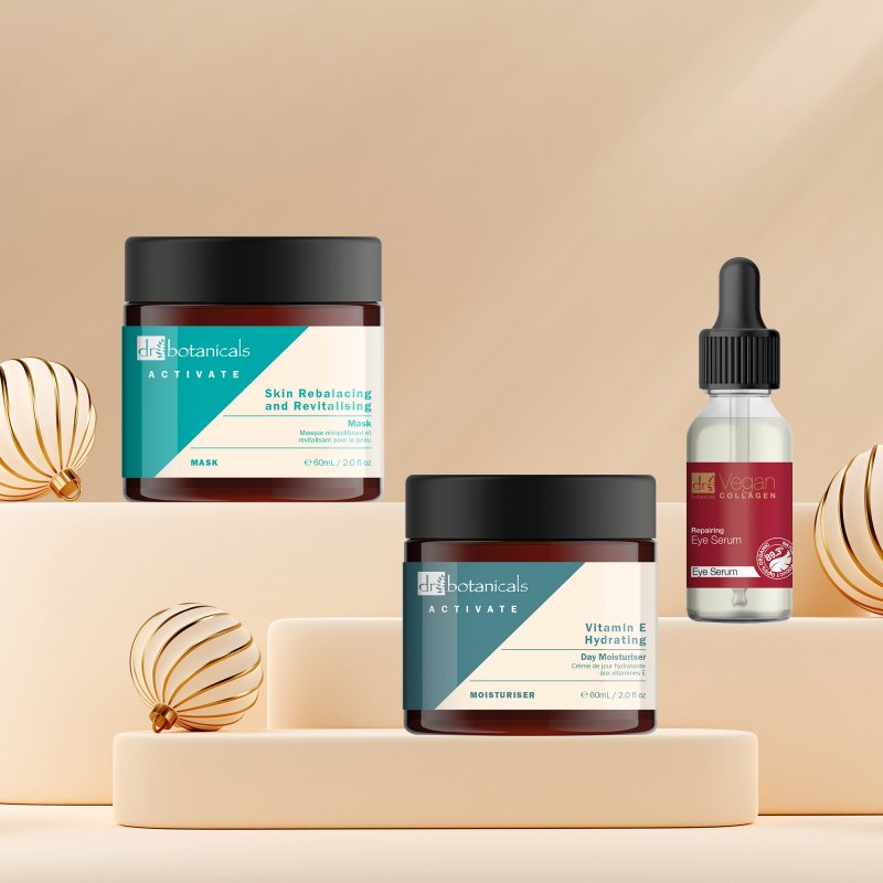 skin chemist Rebalacing + Revitalising Vitamin E Hydrating Morning Kit