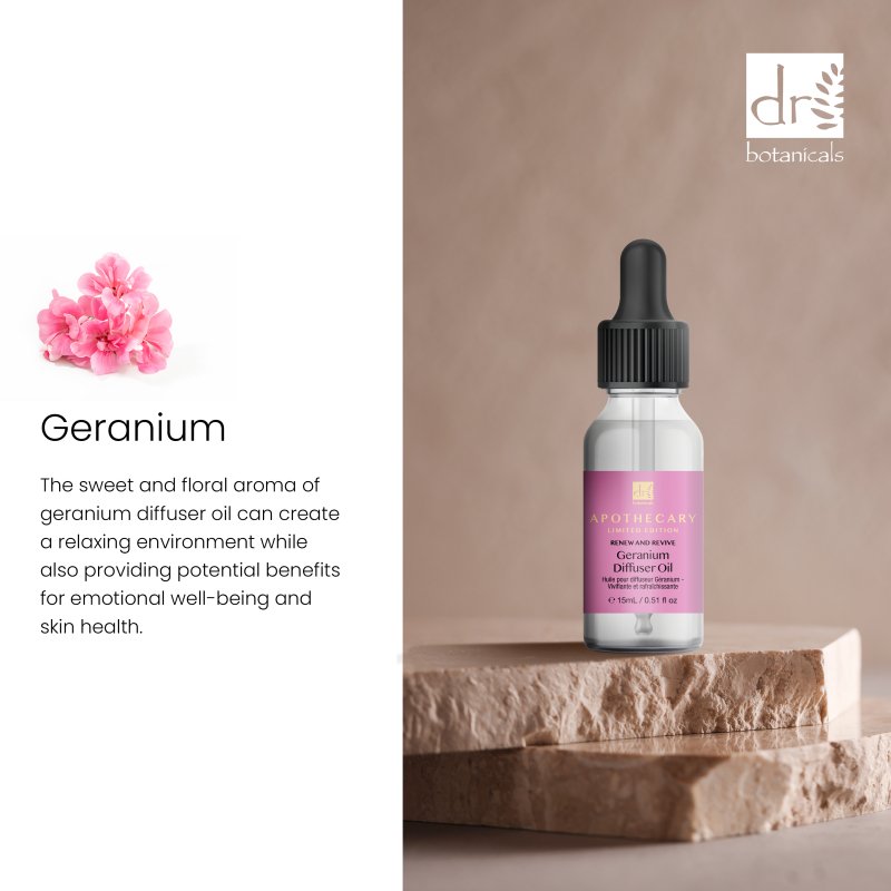 Skin Chemist Renew & Revive Geranium Diffuser Oil 15ml