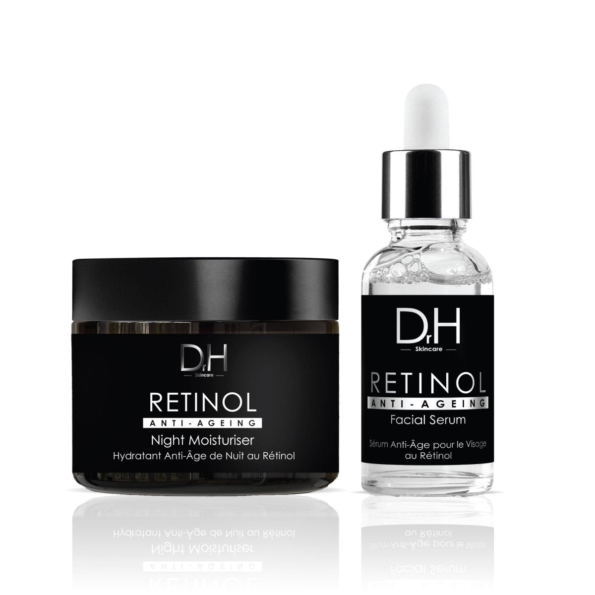 skin chemist Retinol Anti-Ageing Night Moisturiser 60ml + Anti-Aging Retinol Facial