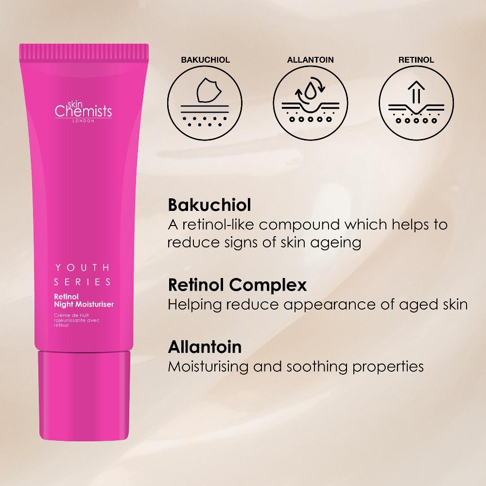 Skin Chemist Retinol Moisturiser & Sooth Kit + Free Retinol Mask 50ml