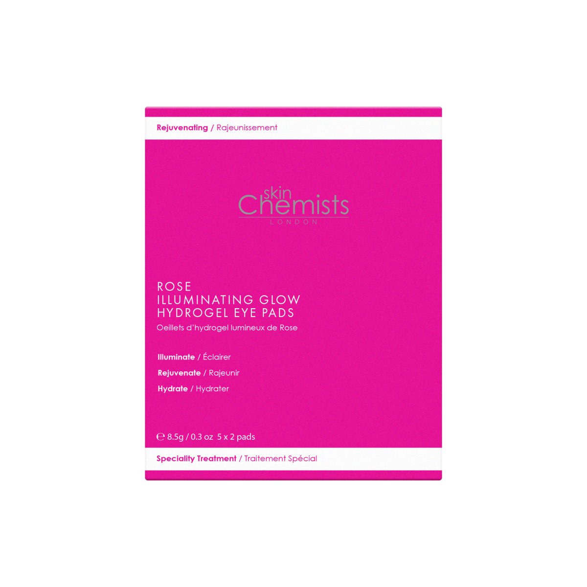Skin Chemist Rose Illuminating Glow Hydrogel Eye Pads (5 X 2)