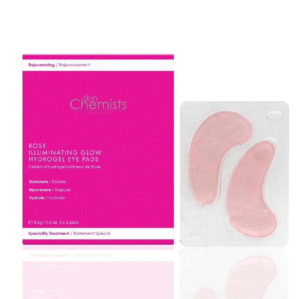 skin chemist Rose Illuminating Glow Hydrogel Eye Pads (5 x 2)
