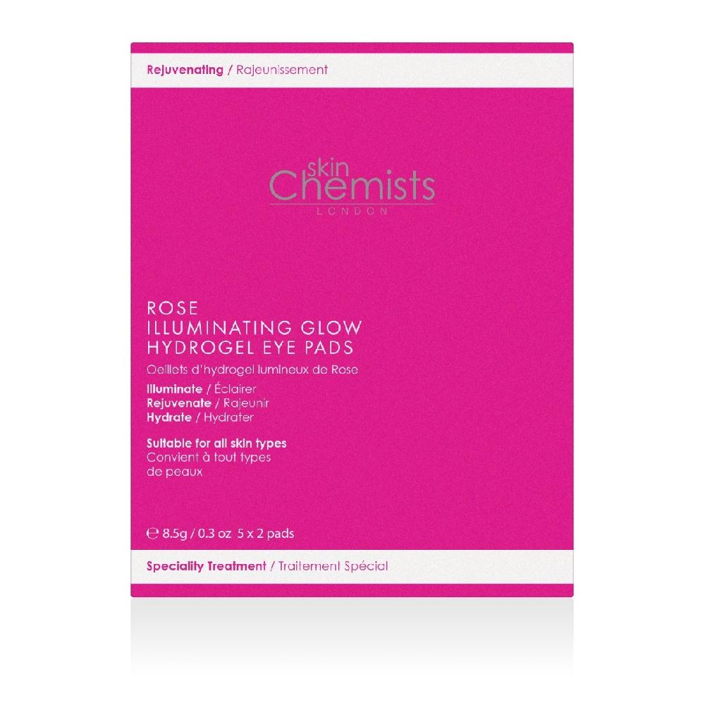Skin Chemist Rose Illuminating Glow Instant Hydrogel Eye Pads (5 X 2)