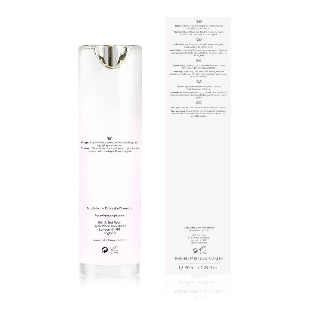 Skin Chemist Rose Quartz Mineral Night Moisturiser 50ml