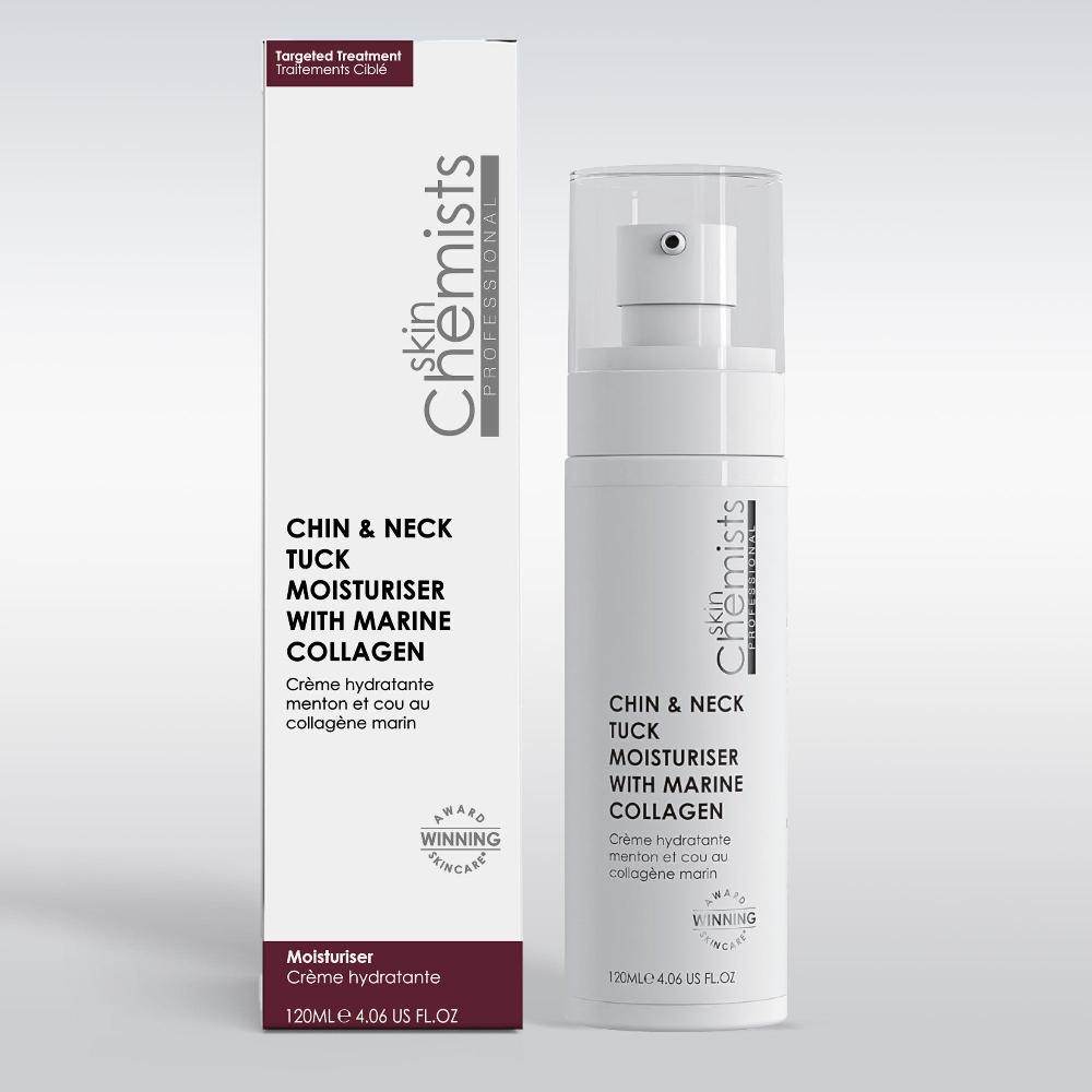 skin chemist SC Chin & Neck Tuck Moisturiser with Marine Collagen 120ml