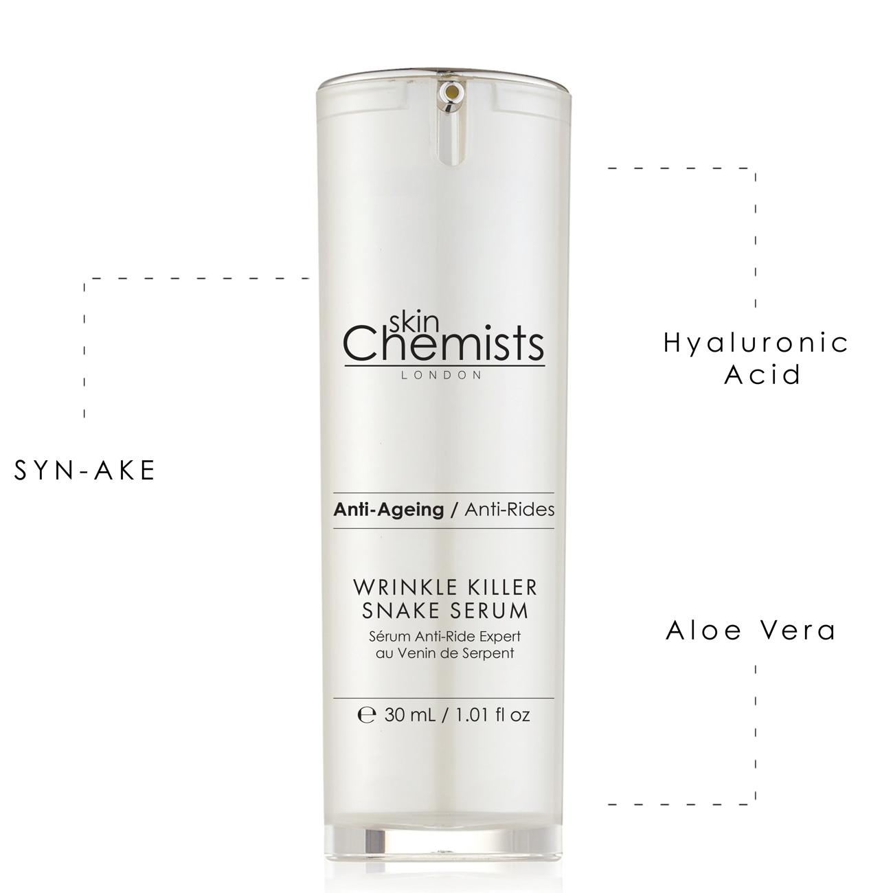 Skin Chemist SC Facial Roller Massager+SC Wrinkle Killer Snake Serum 30ml