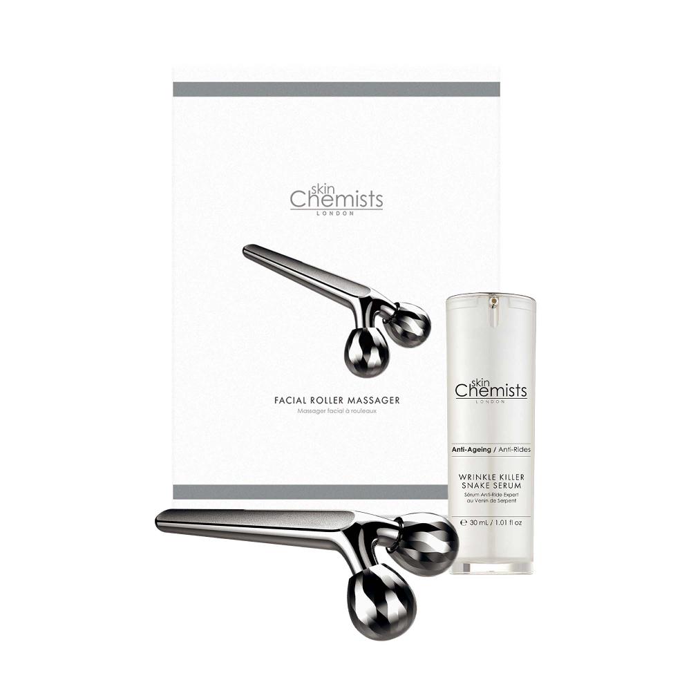 skin chemist SC Facial Roller Massager+SC Wrinkle Killer Snake Serum 30ml