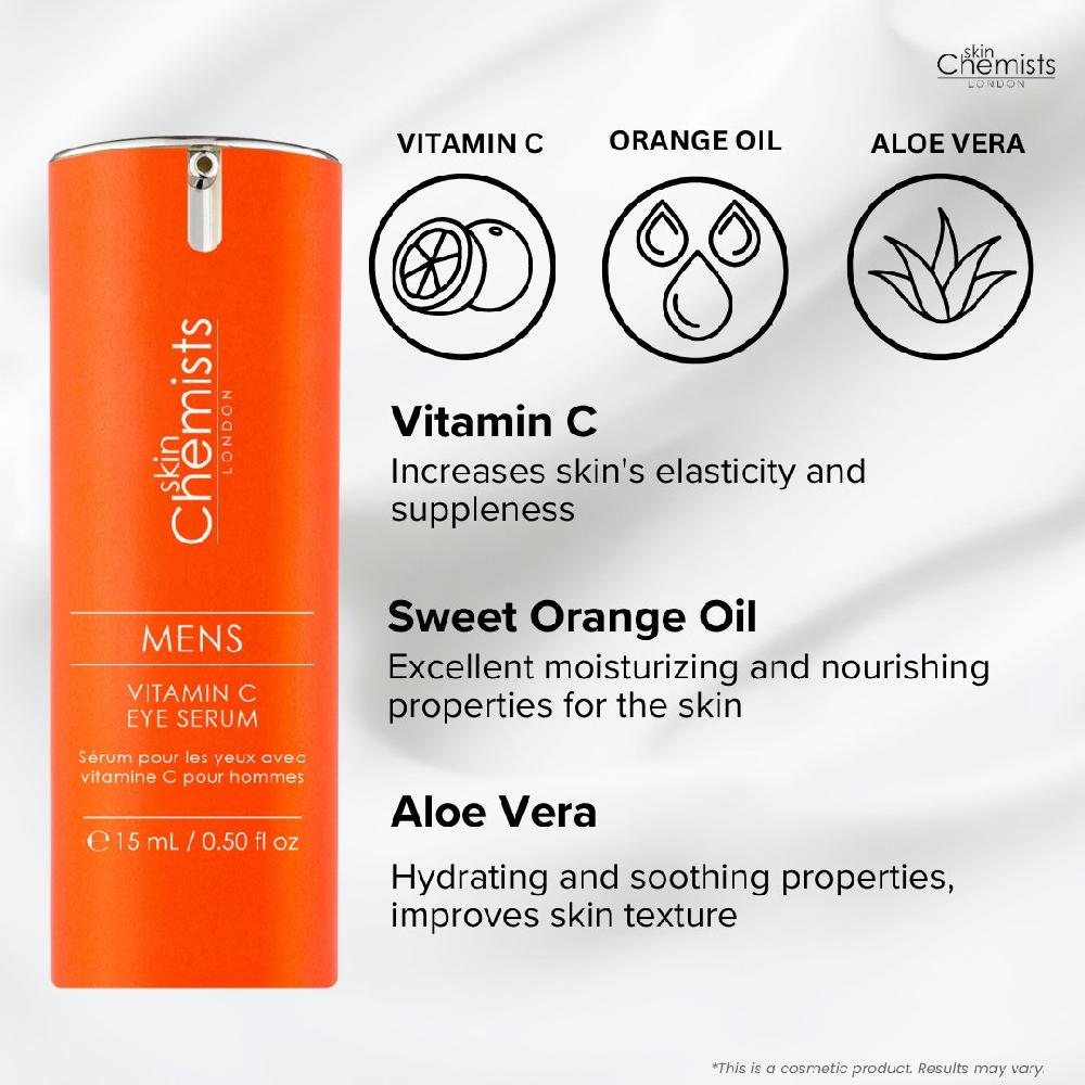 Skin Chemist SC Mens Vitamin C Facial And Eye Serum