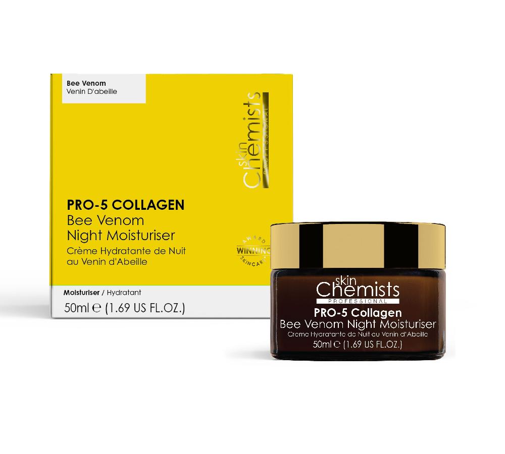 skin chemist SC Pro-5 Collagen Bee Venom Night Moisturiser 50ml