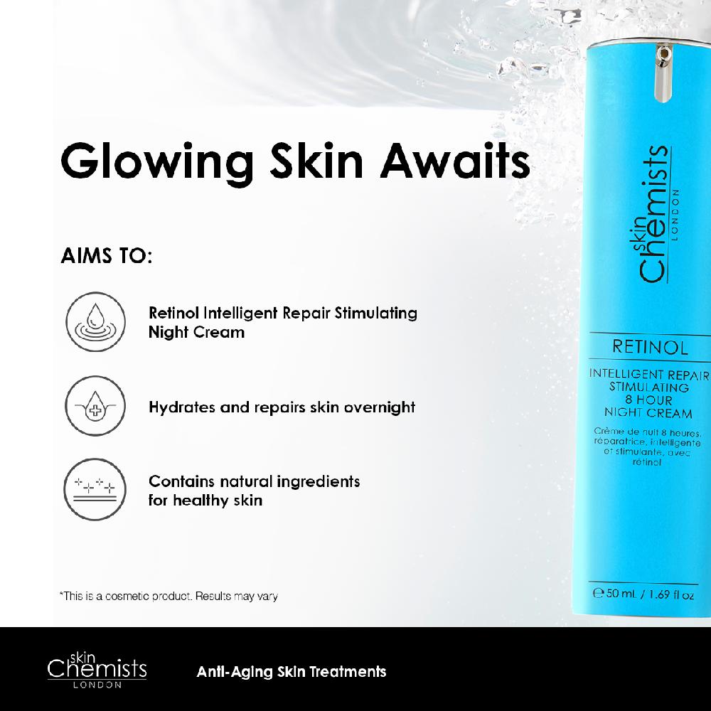 Skin Chemist SC Retinol Intelligent Repair Night Cream And Eye Serum