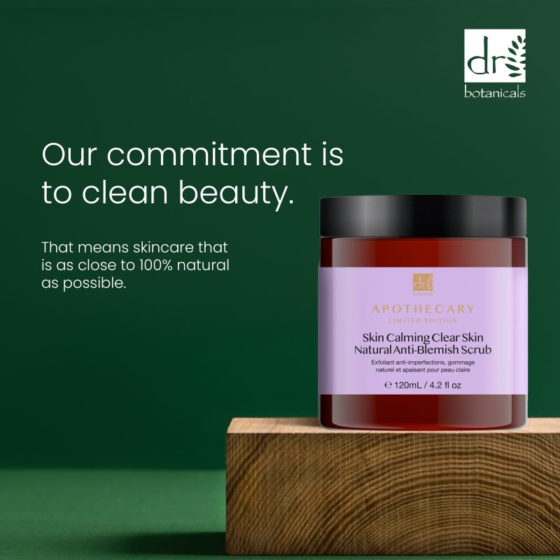 Skin Chemist Skin Calming Clear Skin Natural Anti-Blemish Scrub 120ml