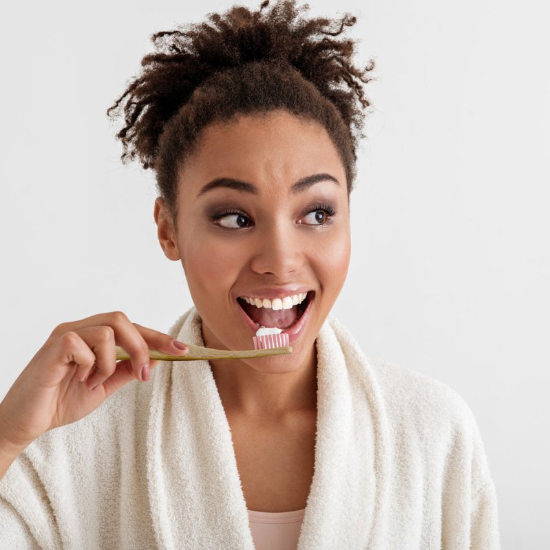 Skin Chemist Bamboo Toothbrush Pink