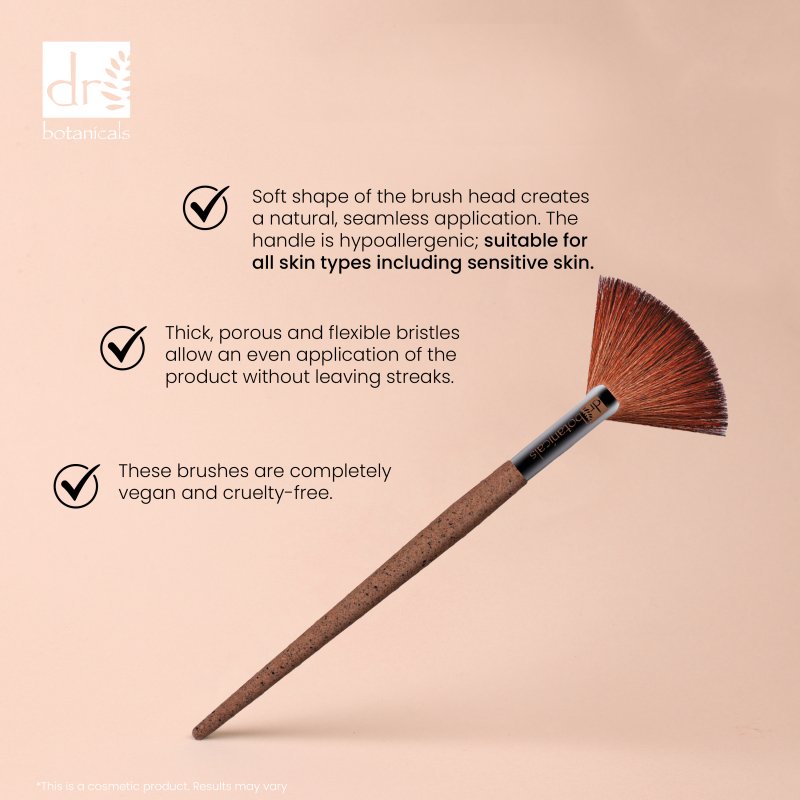 Skin Chemist Coffee Ground Fan Brush