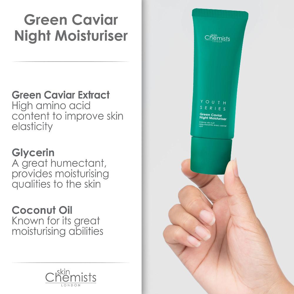 Skin Chemist Green Caviar Night Moisturiser 50ml