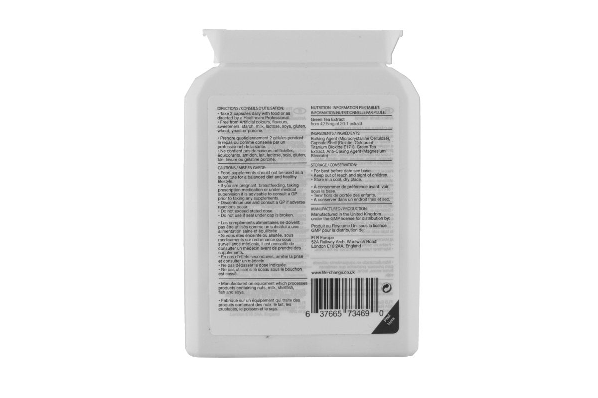 Skin Chemist Green Tea 850mg 60 Caps