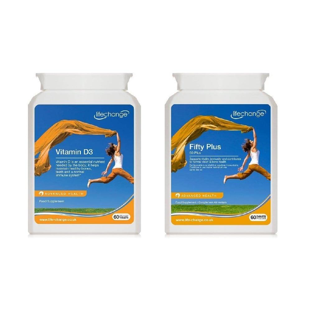 skin chemist Lifechange Vitamin D3 + Fifty Plus Pack