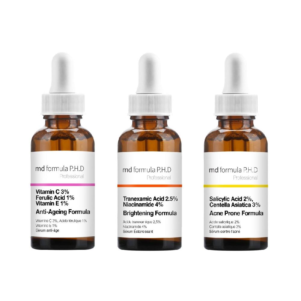 skin chemist MD Formula Serums + Brightening