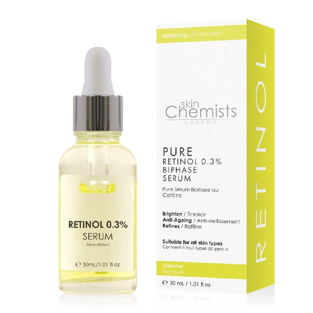 skin chemist Pure Retinol 0.3% Biphase Serum 30ml