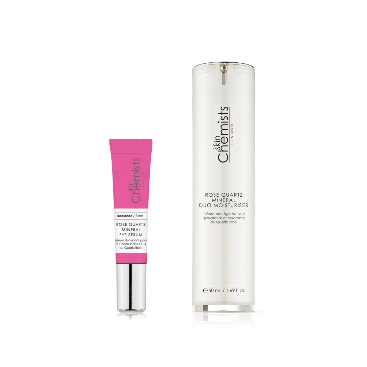 Skin Chemist Rose Quartz Mineral Eye & Facial Duo