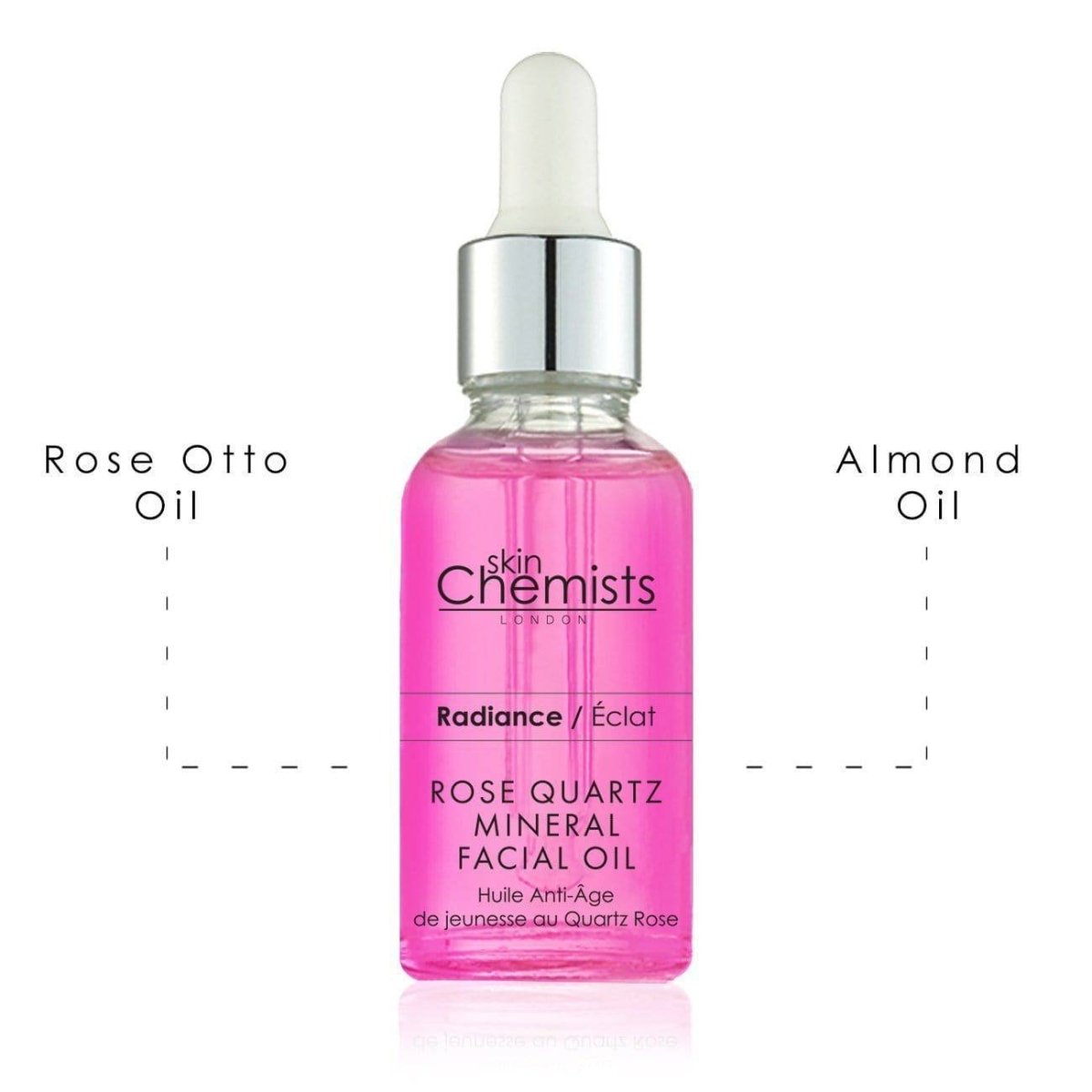 Skin Chemist Rose Quartz Mineral Facial Oil 30ml