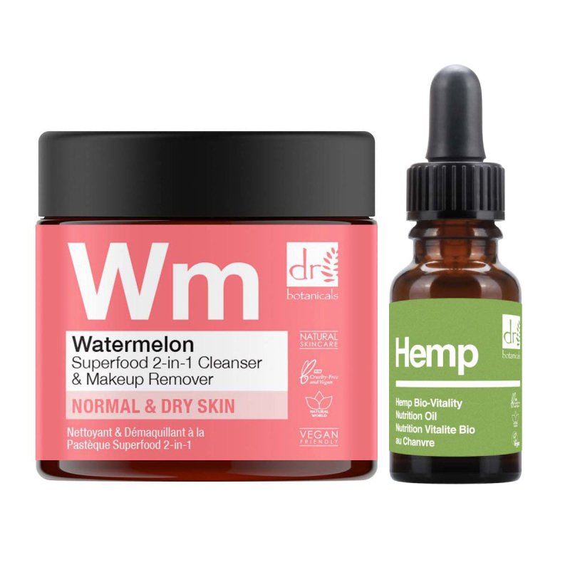 skin chemist Watermelon Cleanser & Nutrition Oil Kit
