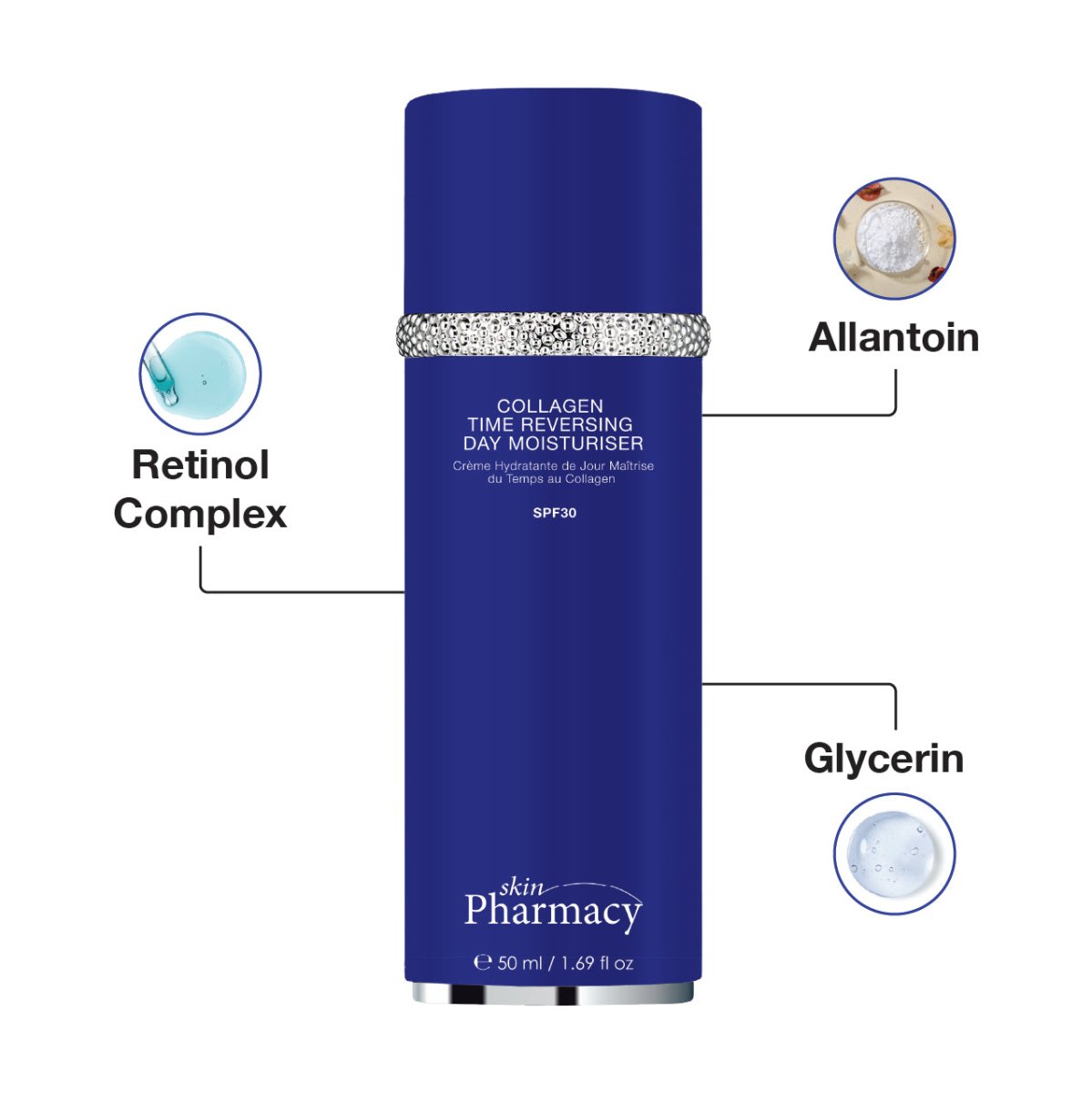 Skin Chemist Skin Pharmacy Collagen SPF30 & Retinol Serum Routine