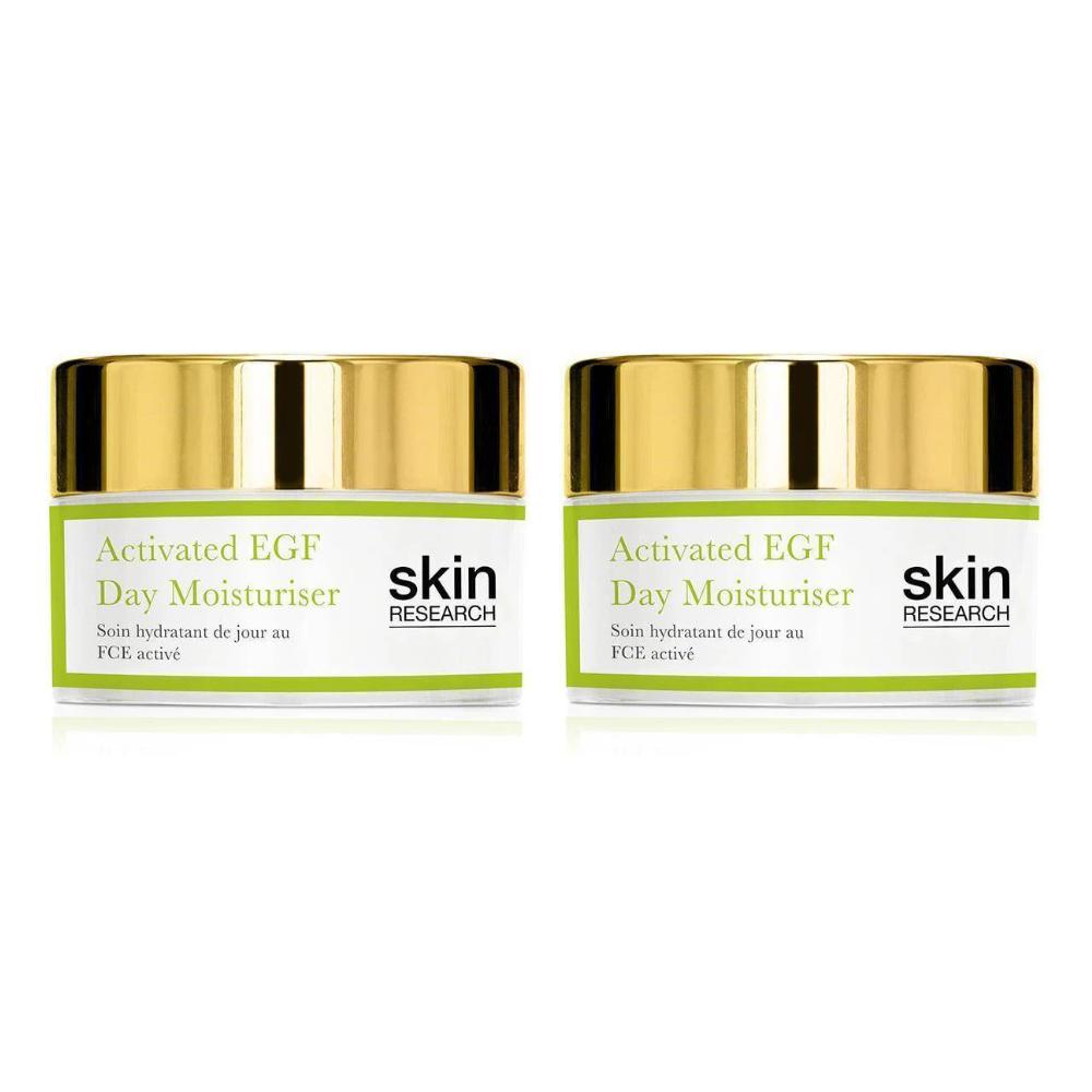 skin chemist Skin Research Activated EGF Day Moisturiser 50ml Twin Value Savings Pa