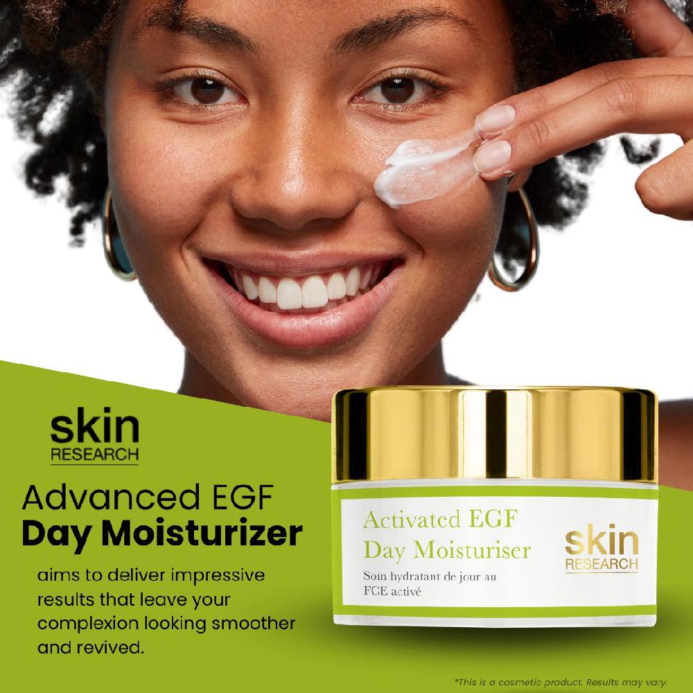 Skin Chemist Skin Research Activated EGF Day Moisturiser 50ml Twin Value Savings Pa